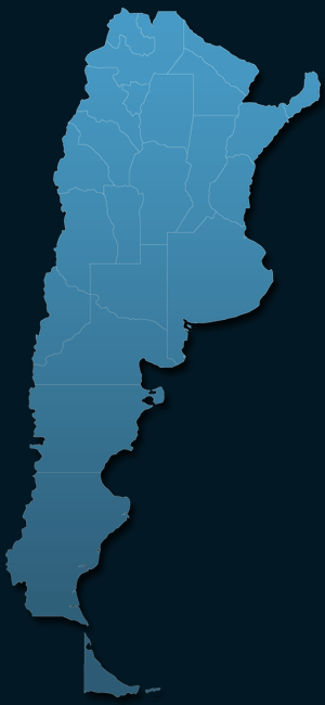 Karte Argentinien